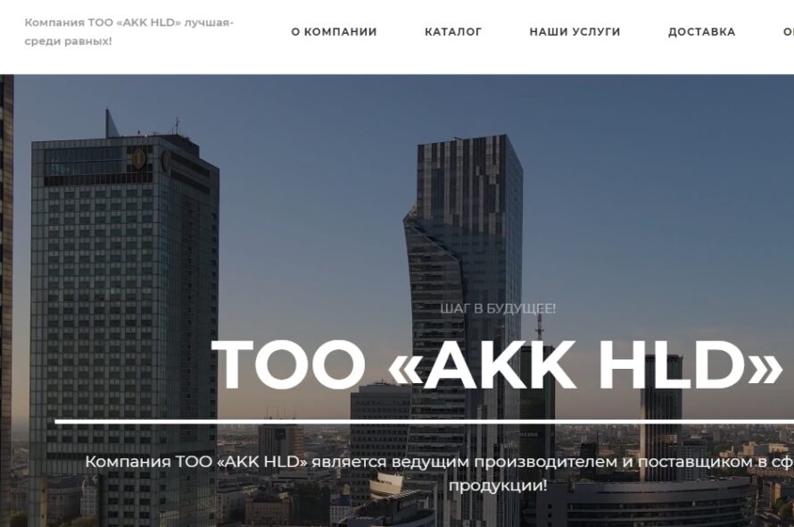 Обзор компании ТОО «AKK HLD»